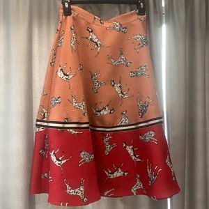 cute 50’s inspired, poodle skirt with Dalmatians